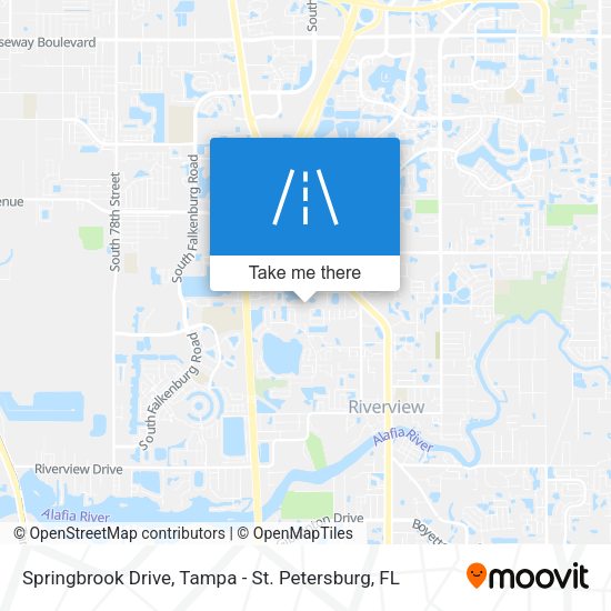 Springbrook Drive map