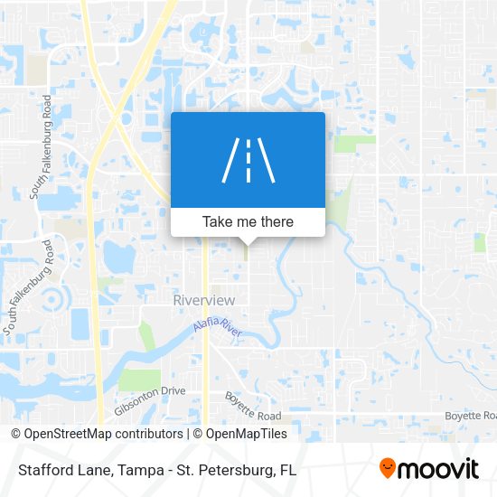 Stafford Lane map