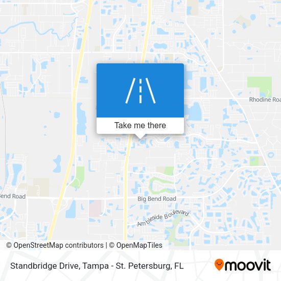 Standbridge Drive map
