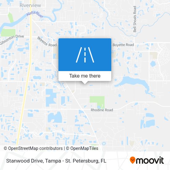 Stanwood Drive map