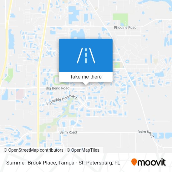 Summer Brook Place map