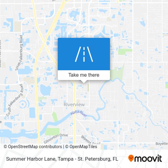 Mapa de Summer Harbor Lane