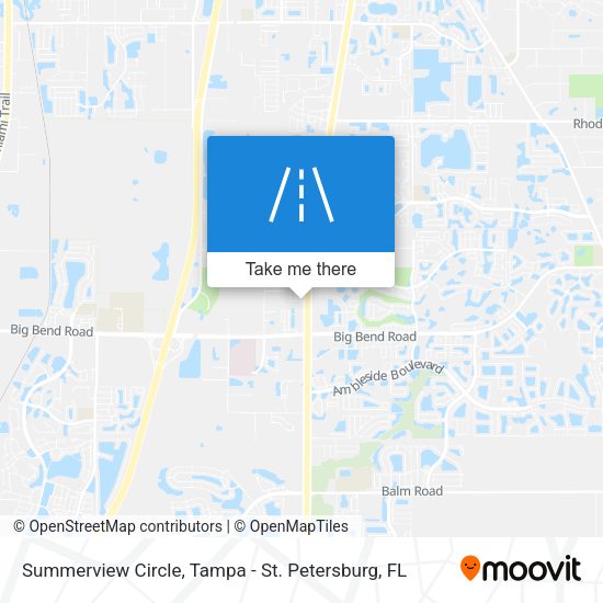 Summerview Circle map
