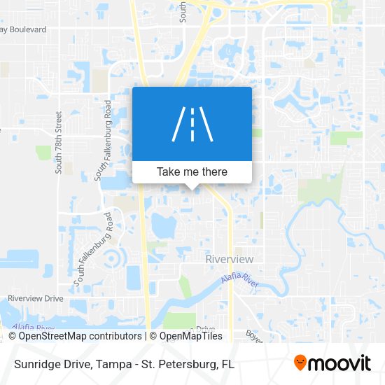 Sunridge Drive map