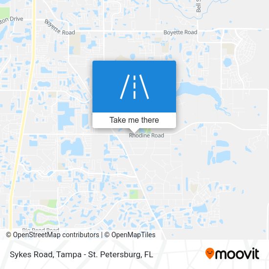 Sykes Road map