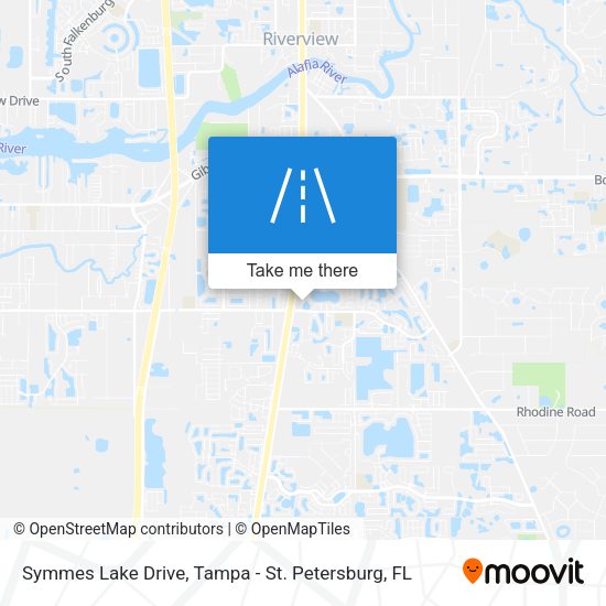 Mapa de Symmes Lake Drive