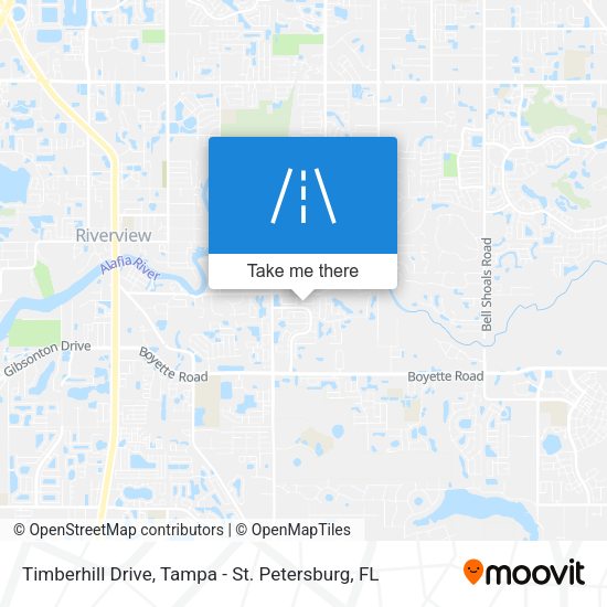 Timberhill Drive map