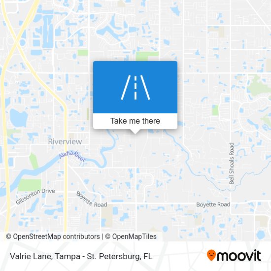 Valrie Lane map