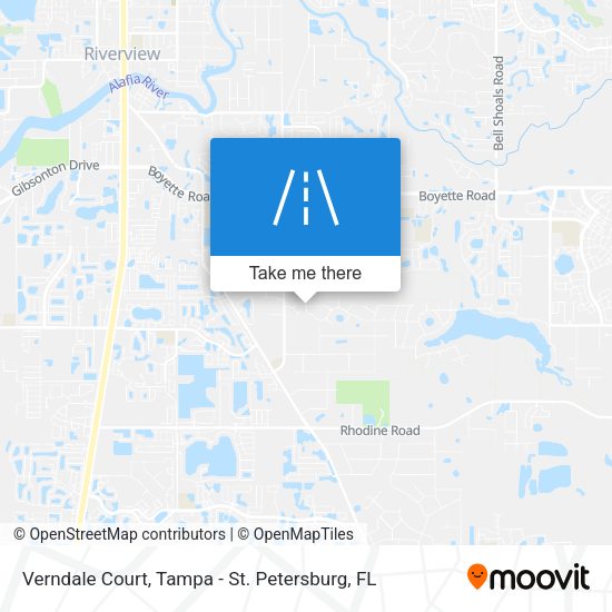 Verndale Court map