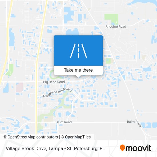 Village Brook Drive map
