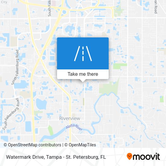 Mapa de Watermark Drive