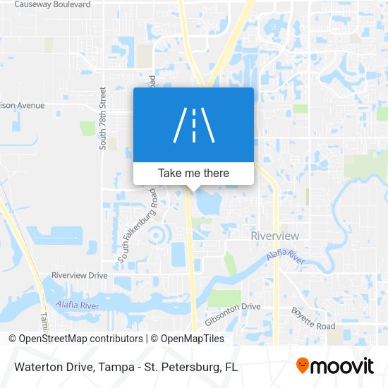 Waterton Drive map