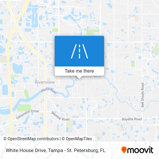 Mapa de White House Drive