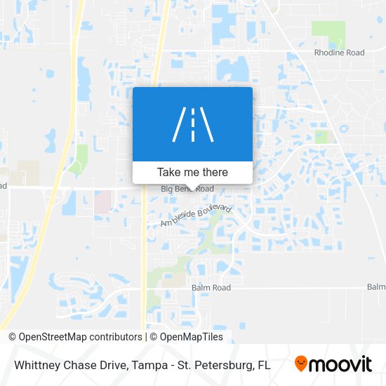 Mapa de Whittney Chase Drive