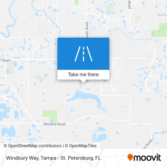 Mapa de Windbury Way