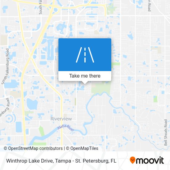Mapa de Winthrop Lake Drive