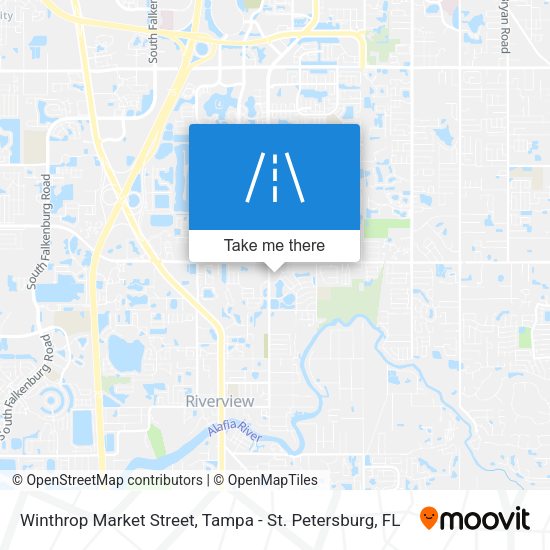 Winthrop Market Street map