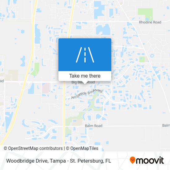 Mapa de Woodbridge Drive