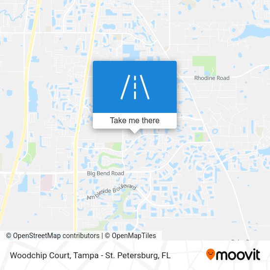 Woodchip Court map