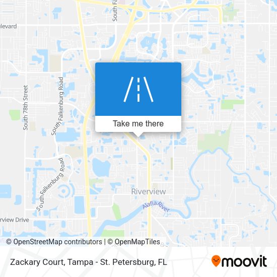 Zackary Court map