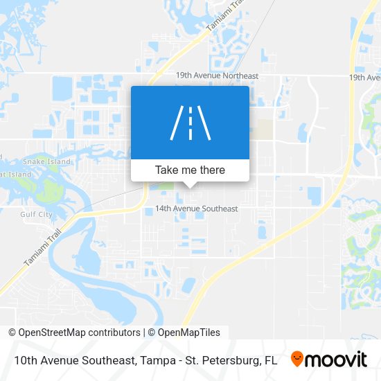 Mapa de 10th Avenue Southeast