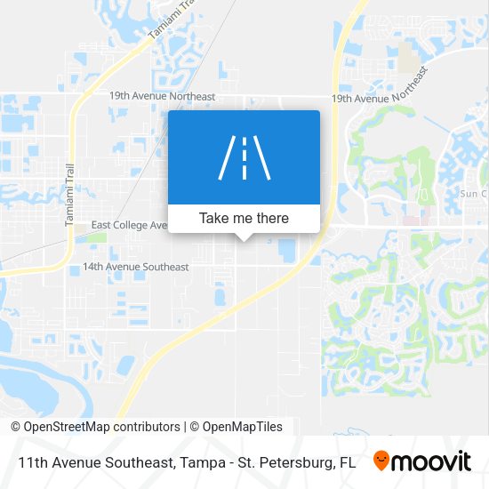 Mapa de 11th Avenue Southeast