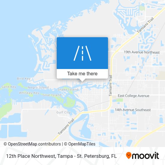 Mapa de 12th Place Northwest