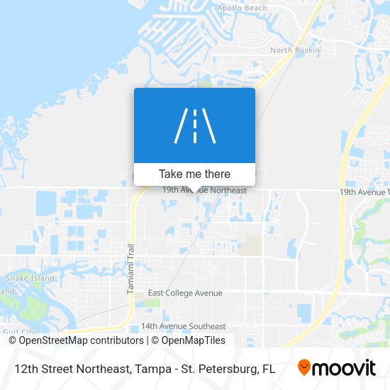 12th Street Northeast map