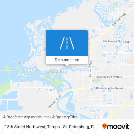 Mapa de 13th Street Northwest