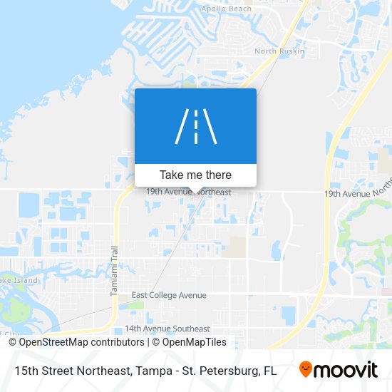 Mapa de 15th Street Northeast