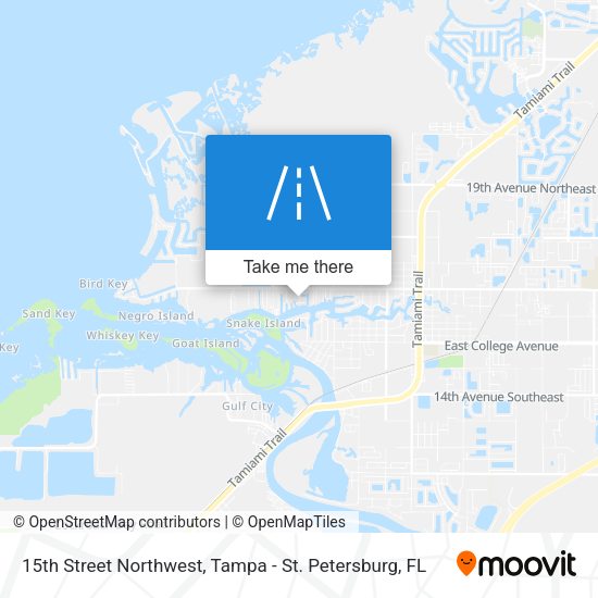 15th Street Northwest map