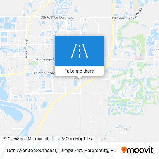 Mapa de 16th Avenue Southeast