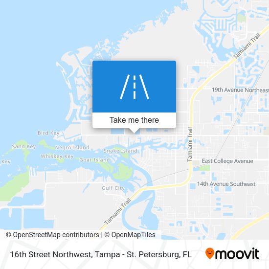 16th Street Northwest map