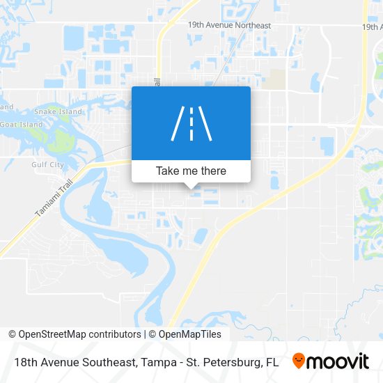18th Avenue Southeast map