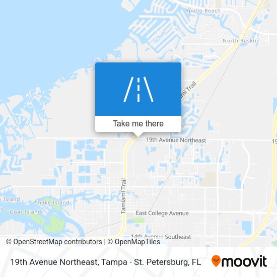 Mapa de 19th Avenue Northeast
