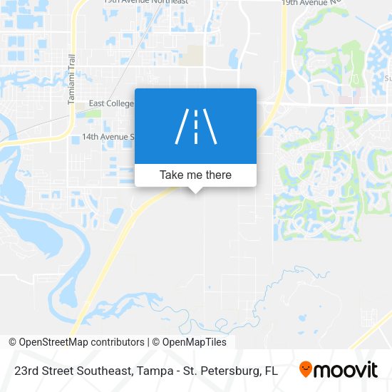 23rd Street Southeast map