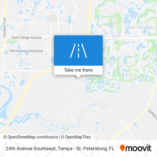 24th Avenue Southeast map