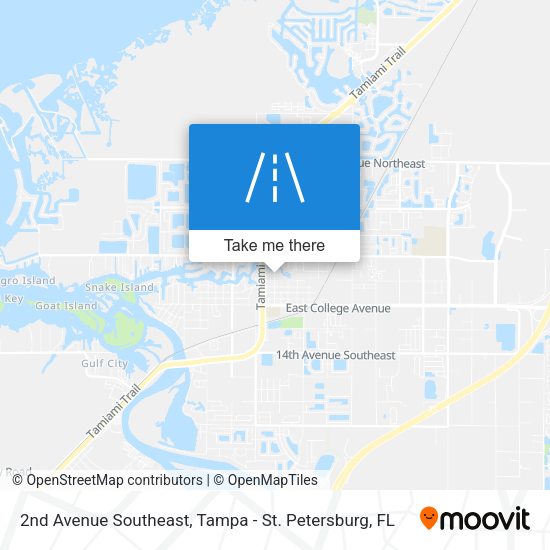 Mapa de 2nd Avenue Southeast
