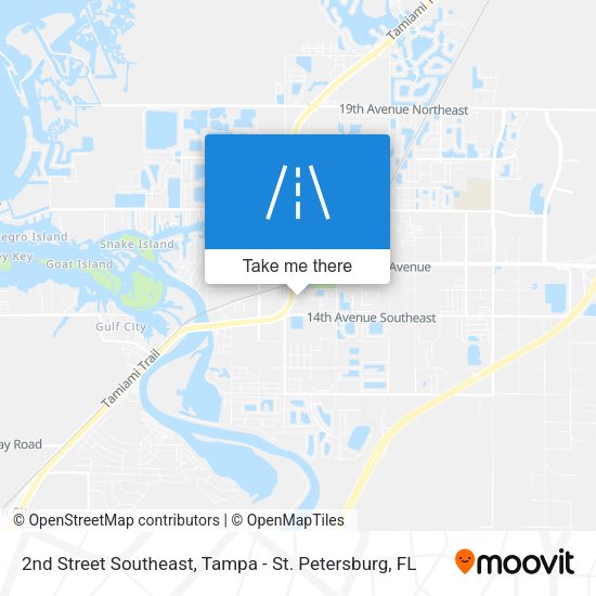 2nd Street Southeast map