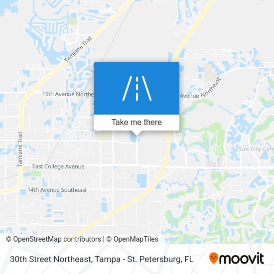 Mapa de 30th Street Northeast