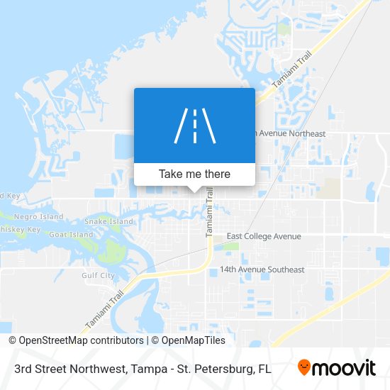3rd Street Northwest map