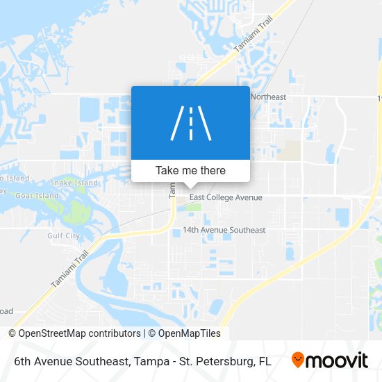 6th Avenue Southeast map