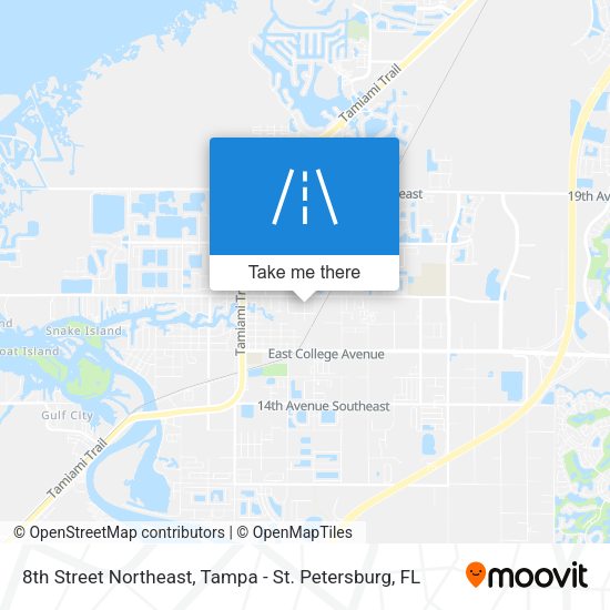 8th Street Northeast map