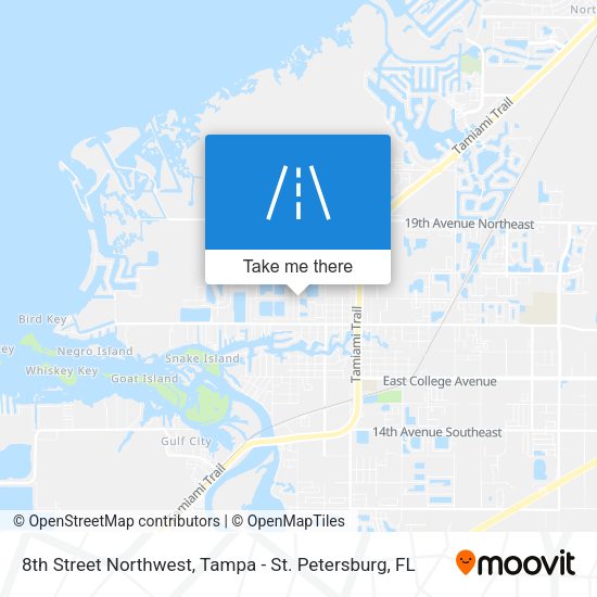 Mapa de 8th Street Northwest