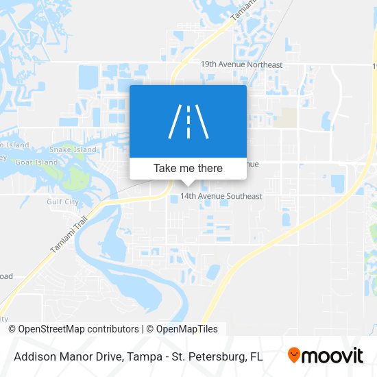 Addison Manor Drive map