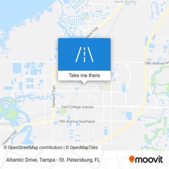 Atlantic Drive map