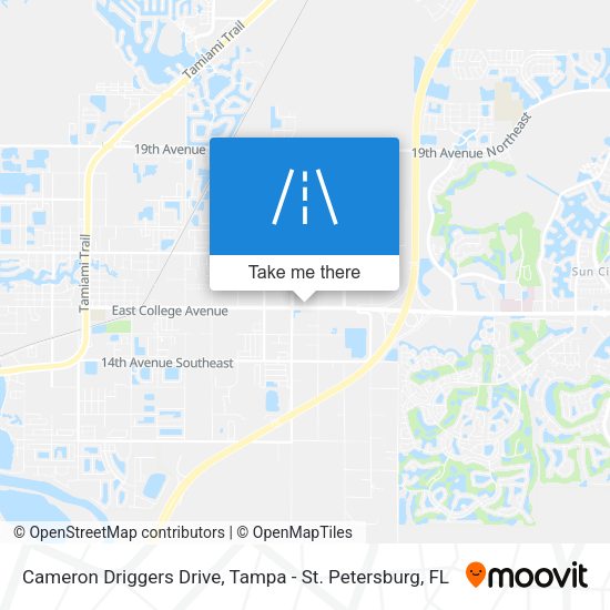 Cameron Driggers Drive map