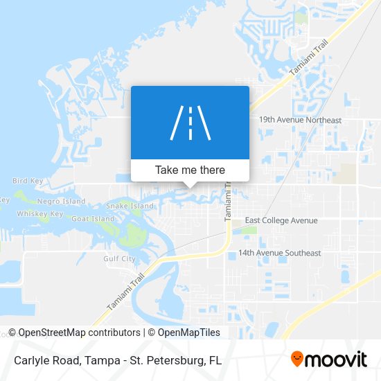 Carlyle Road map