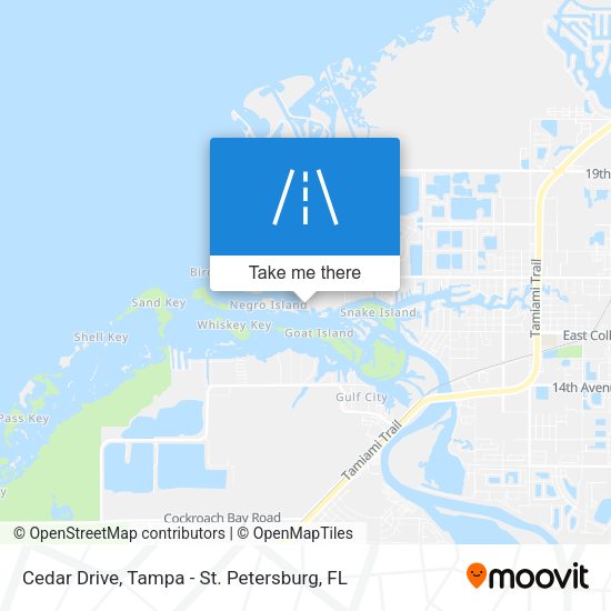 Cedar Drive map