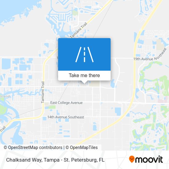 Chalksand Way map